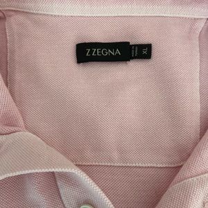 Z zegna cotton pink polo never worn